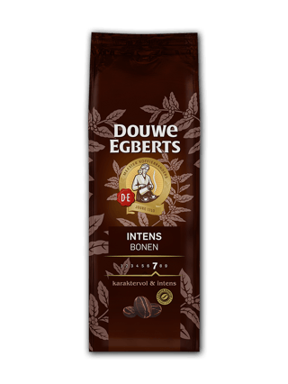 de koffiebonen intens