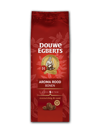 de koffiebonen aroma rood