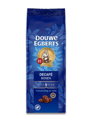 de koffiebonen decafe front r
