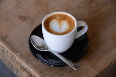 espresso macchiato met hartje