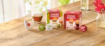 de koffiecups DGC assorti