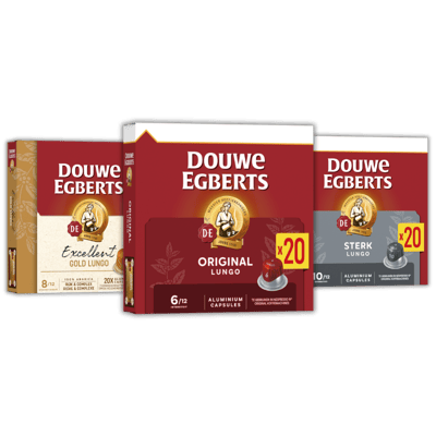 Koffiecups producten pagina