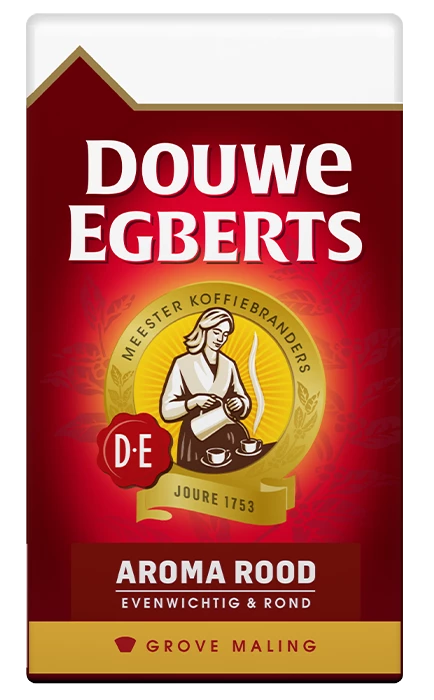 Verpakking Douwe Egberts Filter Aroma Rood Grove Maling Recht