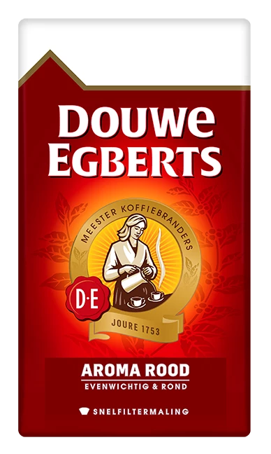 Verpakking Douwe Egberts Aroma Rood filterkoffie 