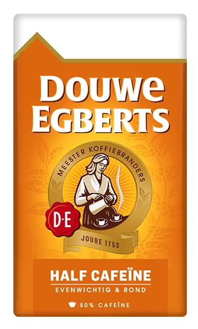 Verpakking Douwe Egberts Filter Half Cafeine Recht