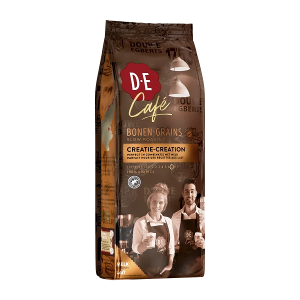 D.E Café Creatie is een heerlijke koffie om zwart te drinken. 
