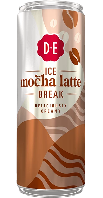 Afbeelding blikje Douwe Egberts Ice Mocha Latte Break