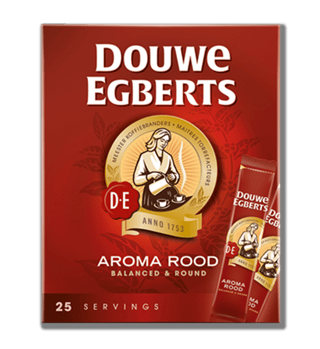 douwe egberts oploskoffie aroma rood sticks
