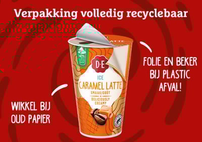 de ice coffee verpakking volledig recyclebaar